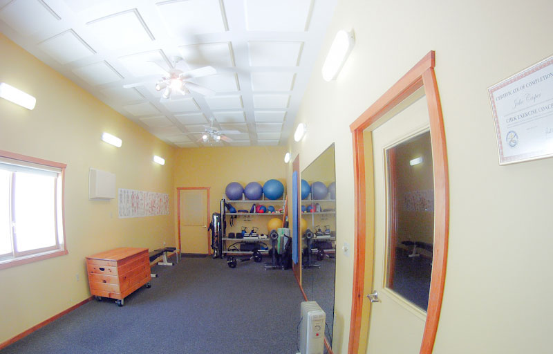  Assessment and training gym. 